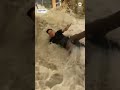 Flood waters crash through hotel doors in Hong Kong