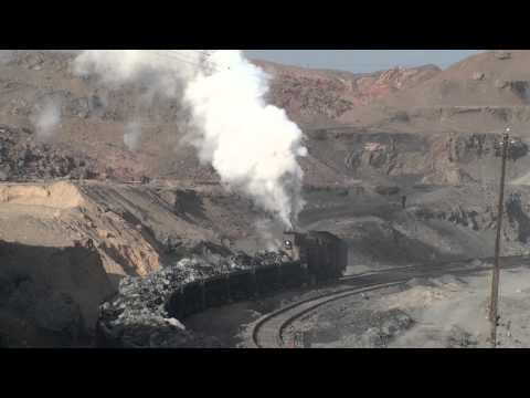 China - Sandaoling - Fighting wheelslip for 5 minutes - November 2012