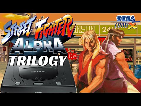 Street Fighter Alpha Trilogy - Sega Saturn Review Compilation