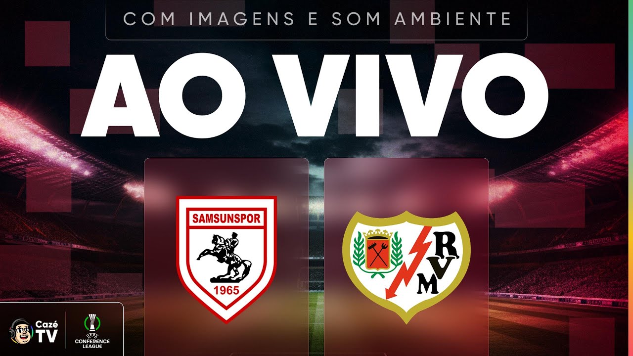 JOGO COMPLETO (SOM AMBIENTE): SAMSUNSPOR X RAYO VALLECANO | CONFERENCE LEAGUE | OITAVAS