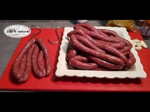 merguez recipe with natural spices.