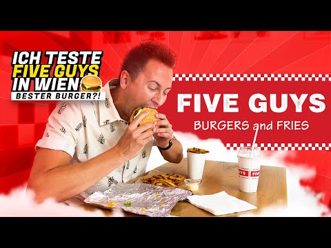 Ich teste FIVE GUYS in Wien! (Bester Burger?)