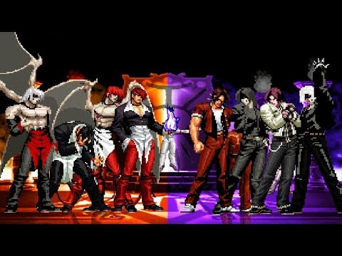 KOF Mugen Iori-Element Team VS Kyo-Element Team
