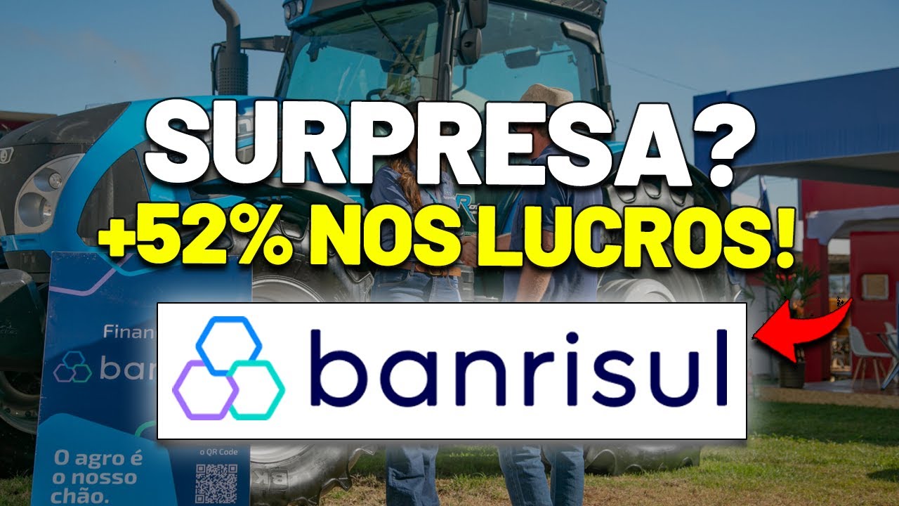 OS DIVIDENDOS IRÃO EXPLODIR? FORTE AUMENTO nos LUCROS DO Banrisul (BRSR6) - Resultados 2T25