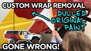 Duplicolor Custom Wrap removal = dull original paint :(