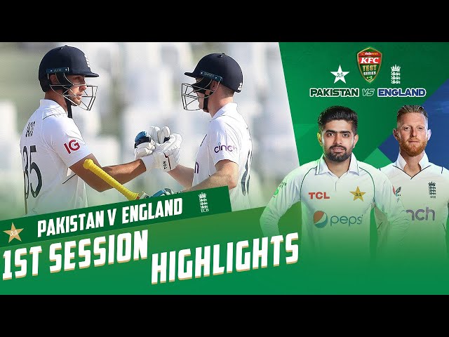 1st Session Highlights | Pakistan vs England | 1st Test Day 2 | PCB | MY2T