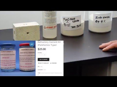 How To Make Parkhomov Cement (Refractory Cement)
