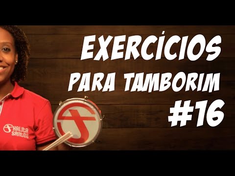 Exercícios para tamborim # 16 - desenho Salgueiro 93