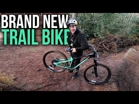 BUILDING AND RIDING A BRAND NEW TRAIL BIKE ON THE NEW FREERIDE LINE!!