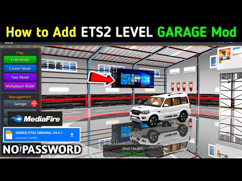 How to install new garage mod in Bus Simulator Indonesia | garage mod bussid | how to add ets2