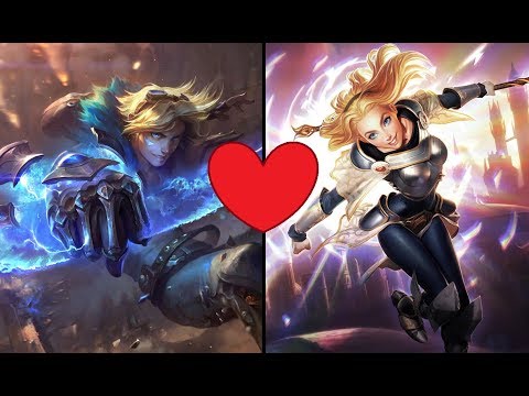Ezreal próbálja randira hívni Luxot. :D