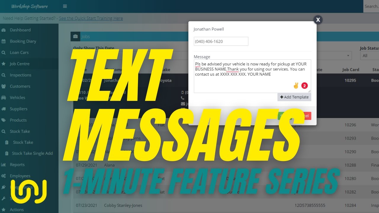 Text Messages - 1 minute Feature Series