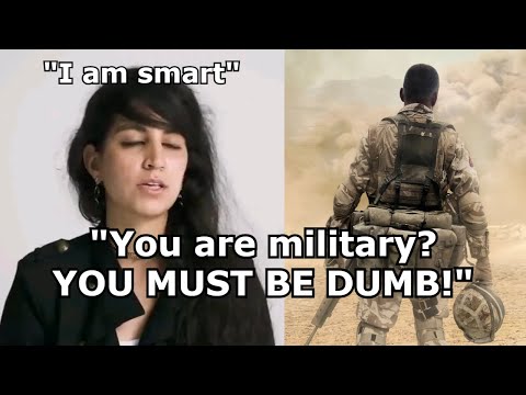 "If you are a soldier, then you are DUMB"
