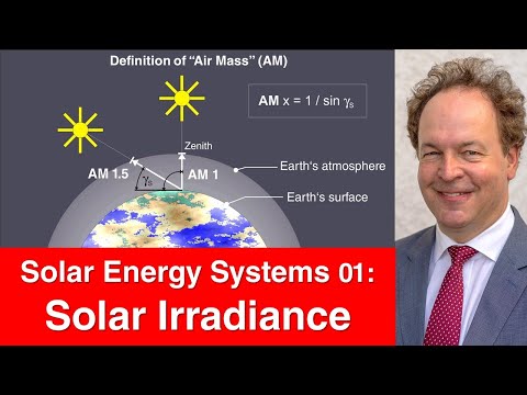 Solar Electric Energy Systems 01 - Solar Potential & Irradiance
