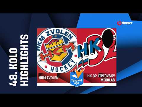 48. kolo: HKM Zvolen – HK 32 Liptovský Mikuláš 4:6 (1:3, 2:2, 1:1)