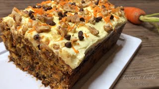 Download lagu MOIST CARROT LOAF CAKE with Cream Cheese Frosting   Walnuts & Chocolate Chips mp3