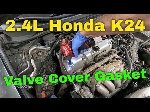 Honda 2.4L Valve Cover Gasket Replacement - K24 Engine