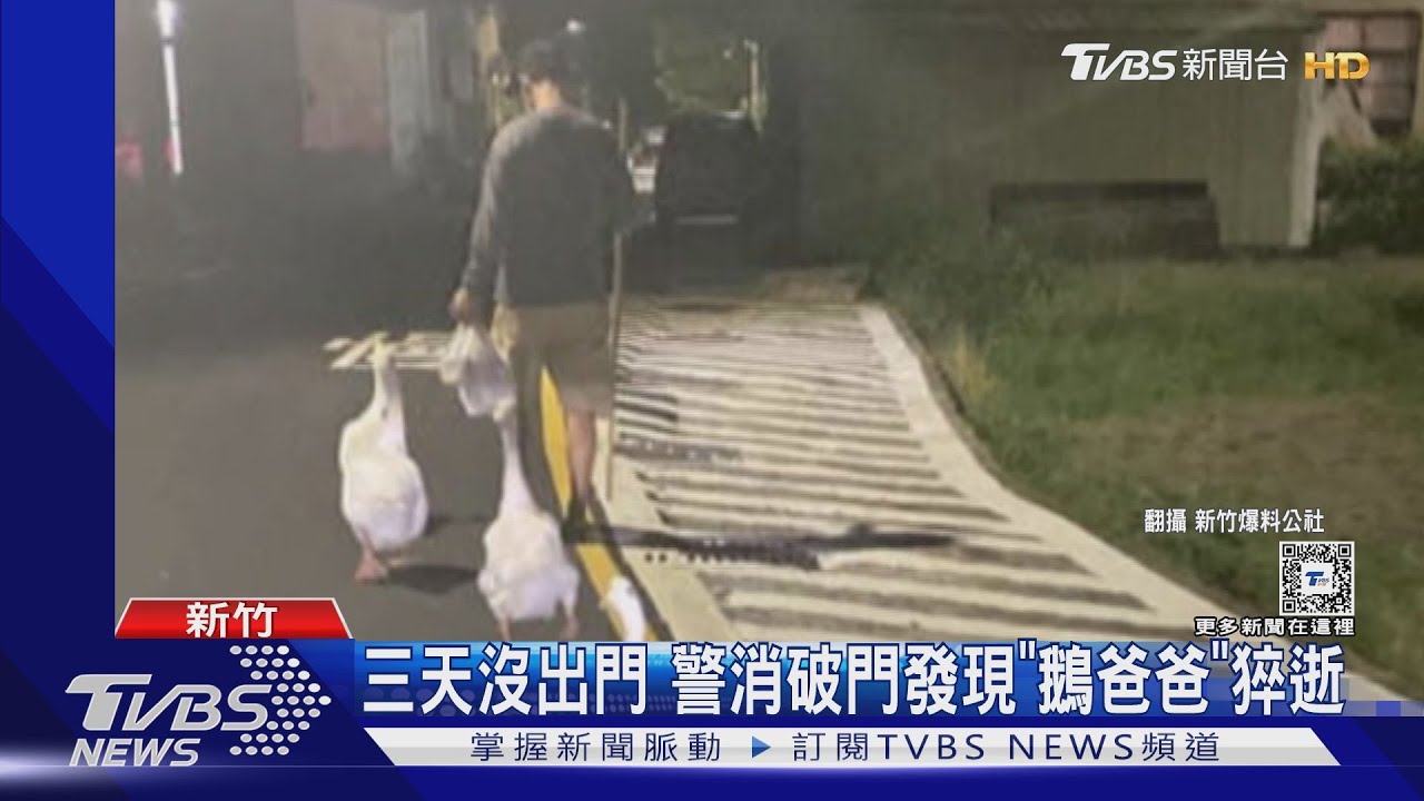 三天沒出門 警消破門發現「鵝爸爸」猝逝