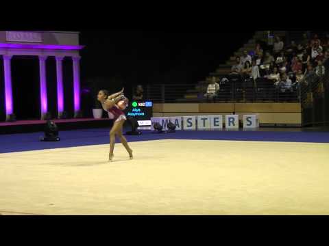 Berlin Masters 2014: Aliya Assymova with ball