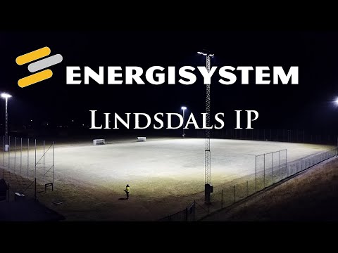 Lindsdals IF belyser fotbollsplan med Modus