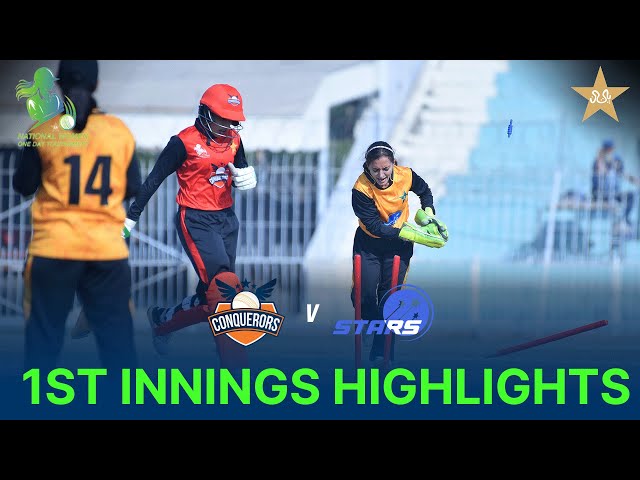 1st Innings Highlights | Conquerors vs Stars | Final | National Women’s One-Day Tournament | M2U1K