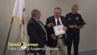 preview picture of video 'Huntsville Police Department's Citizens Academy 1st Session Graduation Ceremony'