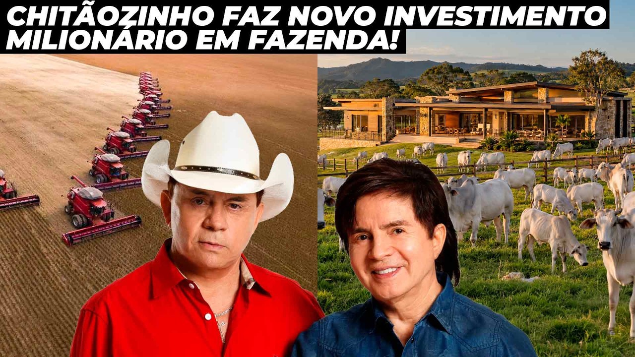 Cantor Chitãozinho faz novo investimento milionário em fazenda