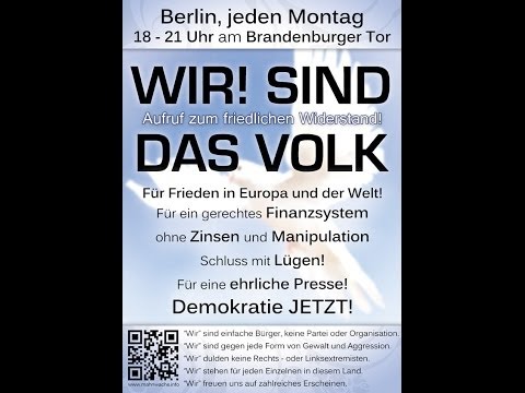 Montagsdemo 02.06.2014 Berlin, Brandenburger Tor