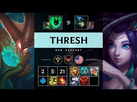 Thresh Support vs Nami - NA Grandmaster Patch 25.13