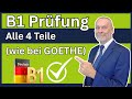 Schaffst Du Diese B1 Prüfung Nach GOETHE Kompletter Test Mit Hören Schreiben Sprechen Lesen