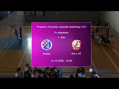 16.10.2020. PH U13 - Grupa C, Dinamo - Kitro Varaždin