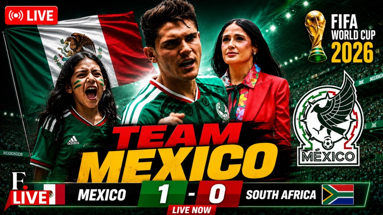 🔴MEXICO LEADS! FIFA World Cup Opener Throws Up MAJOR Surprise | MEXICO vs SOUTH AFRICA LIVE