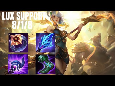 Lux Support vs Braum - EUW Master Patch 13.18