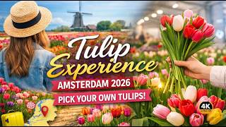 Tulip Experience Amsterdam 2026 🌷 Pick Your Own Tulips | 4K #amsterdam #tulip #festival gameplay video by alucas, 12:30 duration