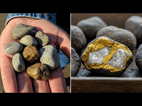 Diese Flusssteine verbergen GOLD und DIAMANTEN – doch niemand bemerkt es je