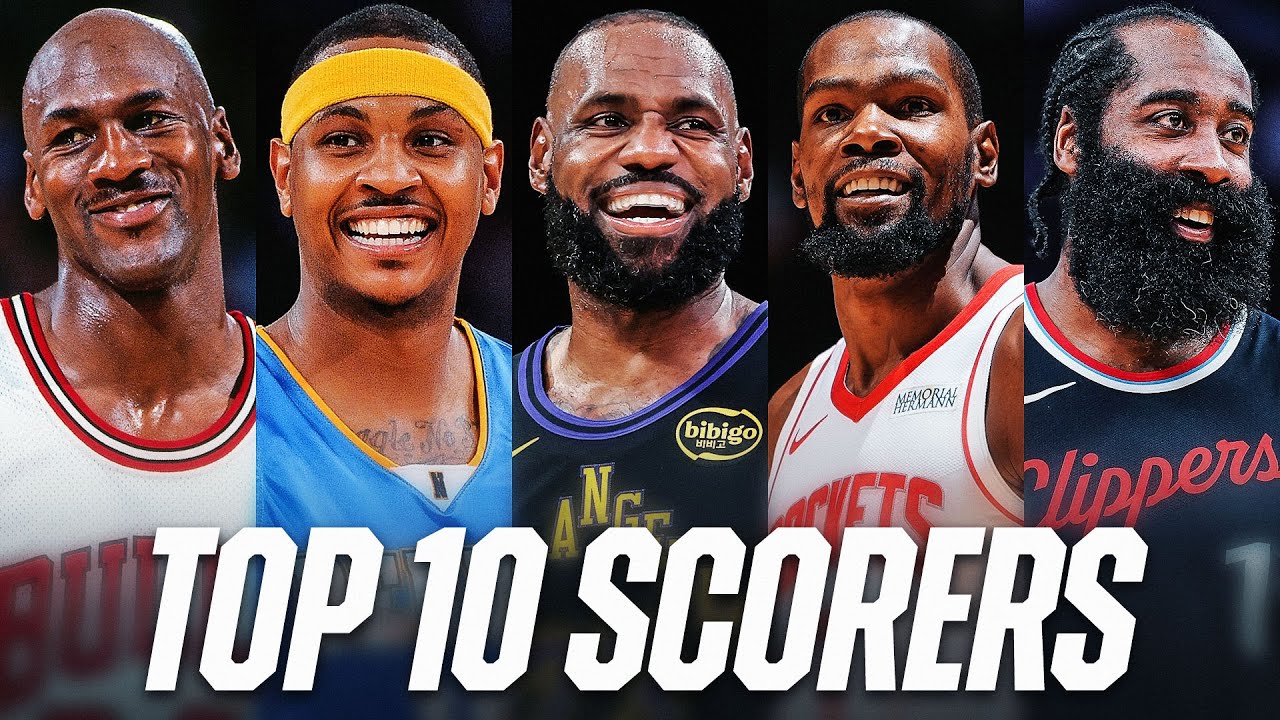 The NBA's Top 10 All-Time Scoring List!
