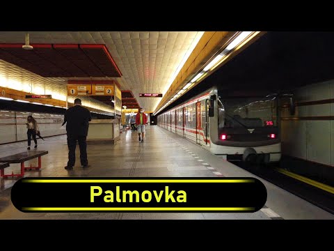 Metro Station Palmovka - Prague 🇨🇿 - Walkthrough 🚶