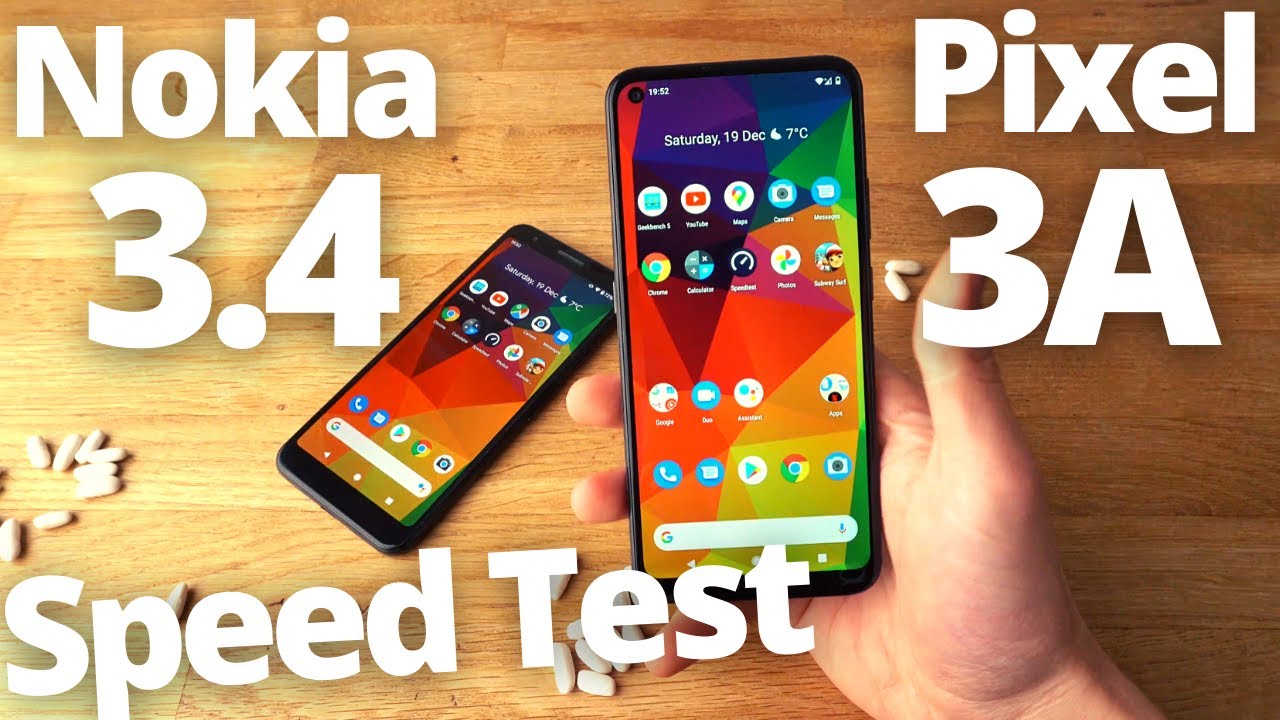Nokia 3.4 VS Google Pixel 3A - SPEED TEST & Performance Review.