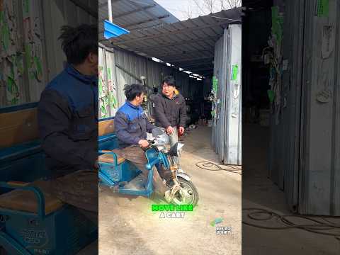 Turn the car into a helicopter.🤯mini wood toy- woodworking art skill/wood hand #shorts