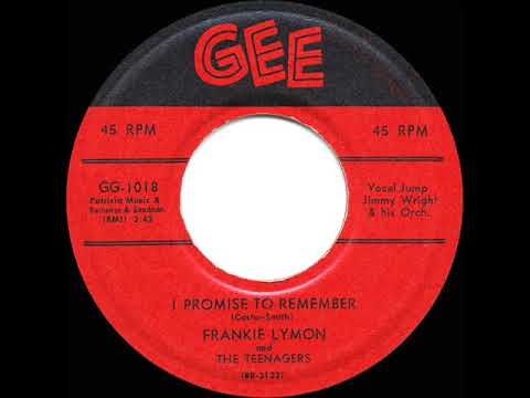 1956 HITS ARCHIVE: I Promise To Remember - Frankie Lymon & The Teenagers