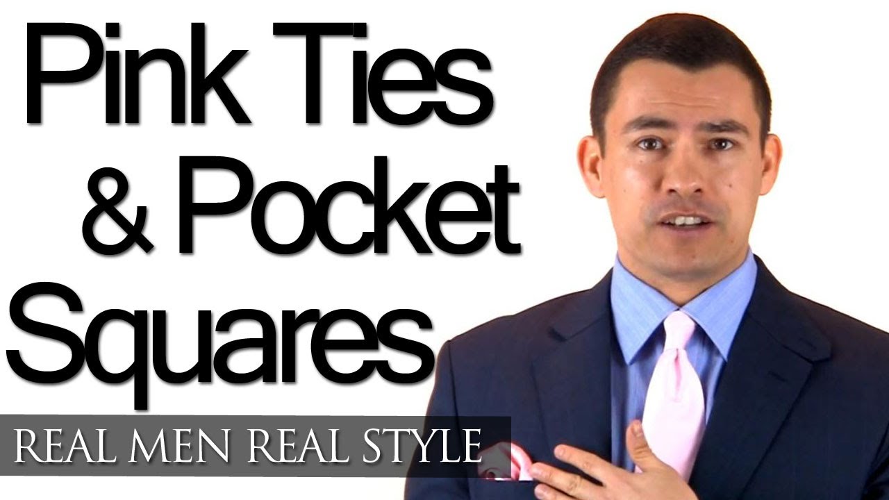 Watch video Pink Ties Pink Pocket Squares & Matching Your Bride - Necktie & Style Accessory Tips Now Pink Ties Pink Pocket Squares & Matching Your Bride - Necktie & Style Accessory Tips