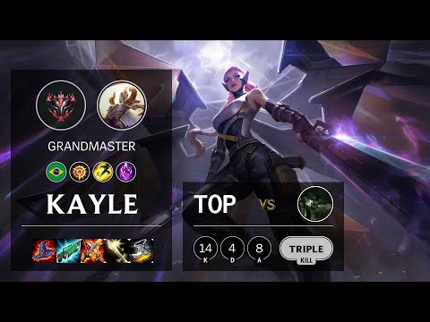 Kayle Top vs Warwick - BR Grandmaster Patch 10.21