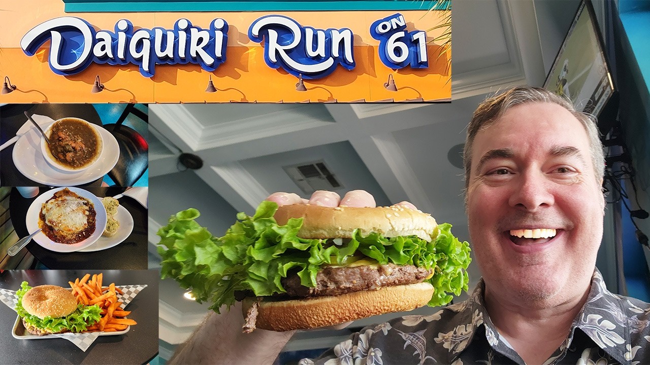 New Orleans Travel Guide for Bar Food: Best Burger & Daily Specials: Daiquiri Run on 61