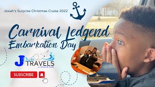 Christmas Cruise: Carnival Legend Embarkation Day