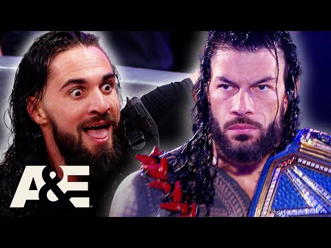 Roman Reigns vs. Seth "Freakin" Rollins - Royal Rumble 2022 | WWE Rivals | A&E