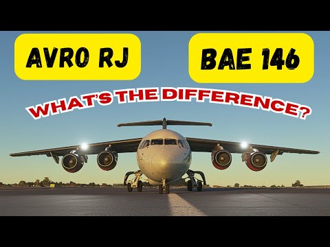 Texture comparison Avro RJ - BAE 146
