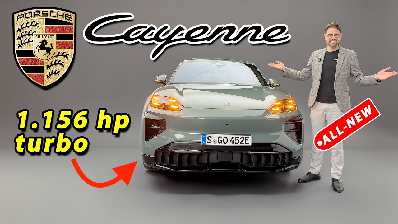 all-new Porsche Cayenne Turbo vs base - the final full REVEAL of the 2026 Cayenne electric!