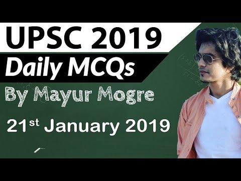 UPSC 2019 Preparation –21 January 2019 Daily Current Affairs for UPSC / IAS 2019