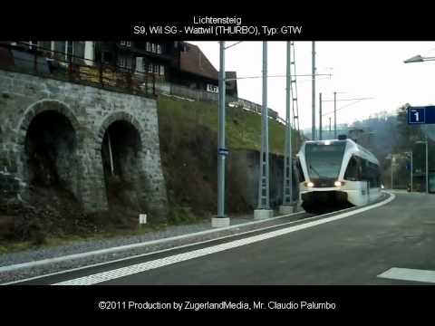 Zugfahrt: Lichtensteig