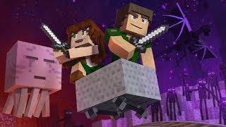 ♪ &quot;Through The Night&quot; - A Minecraft Original Music Video / Song ♪